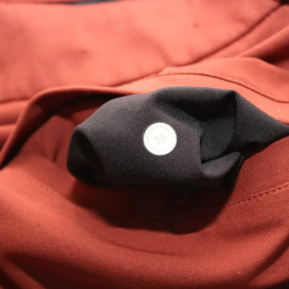 Lululemon Men's Commission Pant Slim Chino Size 28 Waist LM5AF2S Rust Color - Picture 10 of 11